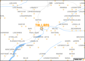 map of Tallard