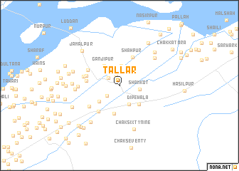 map of Tallar