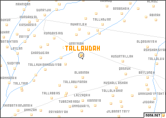 map of Tall ‘Awdah