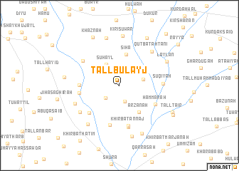 map of Tall Bulayj