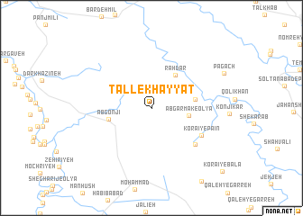 map of Tall-e Khayyāt