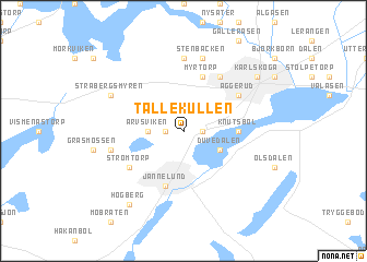 map of Tällekullen
