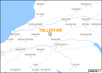 map of Tallentire