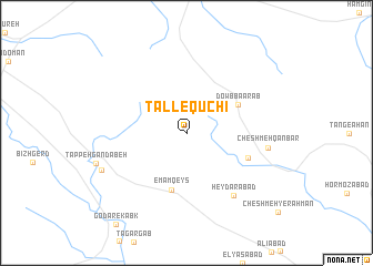 map of Tall-e Qūchī