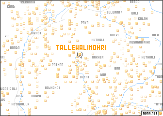 map of Tallewāli Mohri