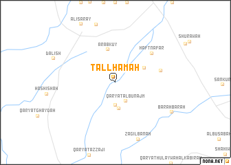 map of Tall Ḩamāh