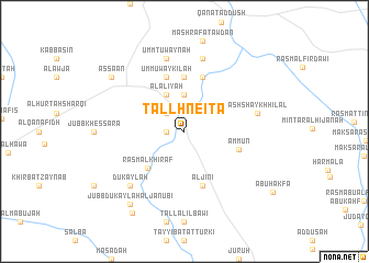 map of Tall Hneïta