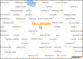 map of Tall Jadhah