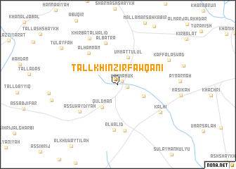 map of Tall Khinzīr Fawqānī
