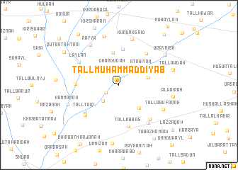 map of Tall Muḩammad Diyāb