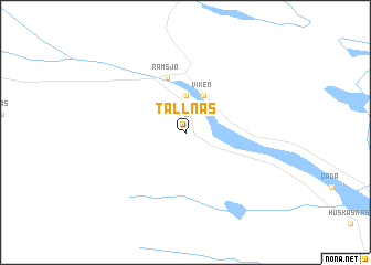 map of Tallnäs