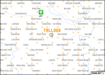 map of Tallode