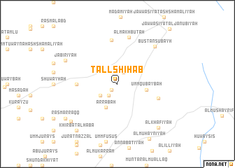 map of Tall Shihāb