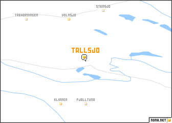 map of Tallsjö