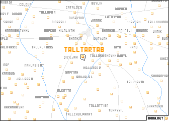 map of Tall Ţarţab