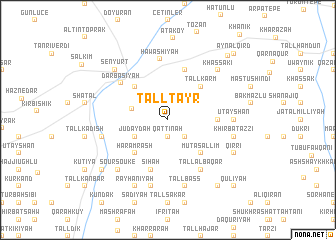 map of Tall Ţayr