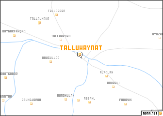 map of Tall ‘Uwaynāt