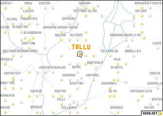 map of Ţallū