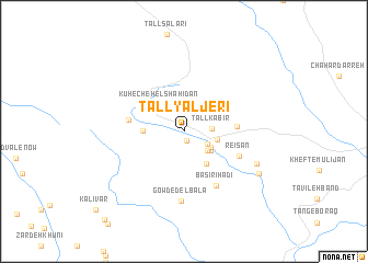 map of Tall Yāljerī