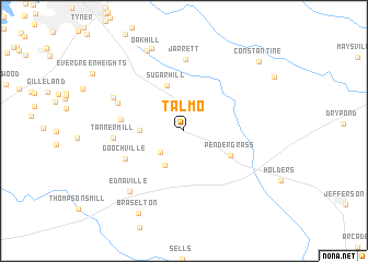 map of Talmo