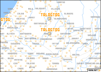 map of Talogtog