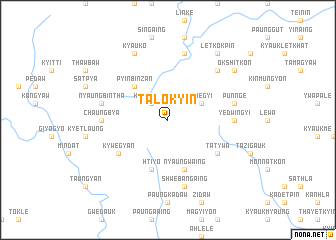 map of Talokyin