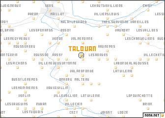map of Talouan