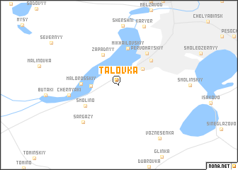 map of Talovka