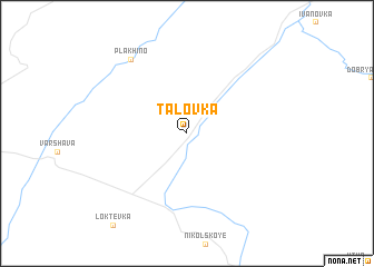 map of Talovka