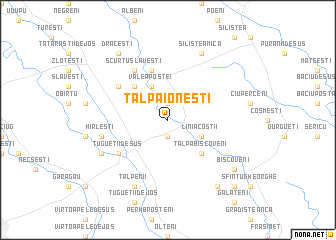 map of Talpa-Ioneşti