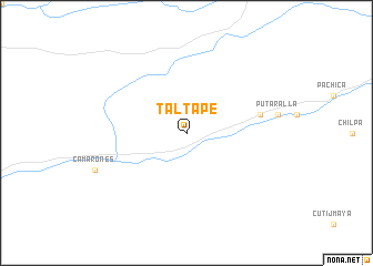 map of Taltape