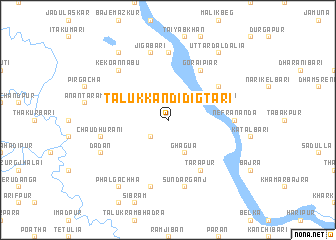 map of Tāluk Kāndi Digtāri