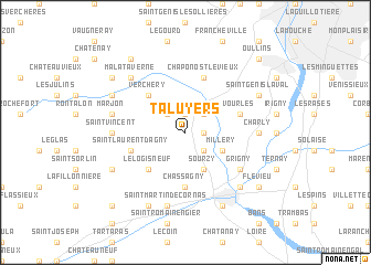 map of Taluyers