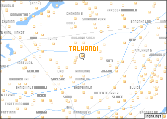 map of Talwandi