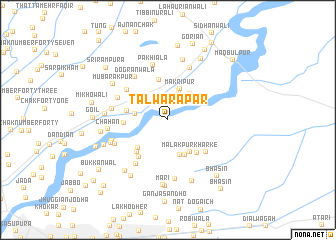 map of Talwāra Pār