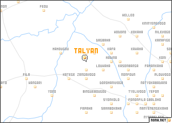 map of Talyan