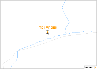 map of Talynakh