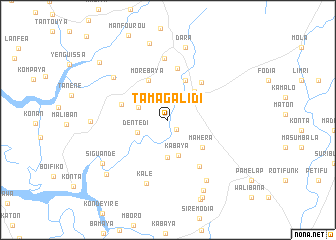 map of Tamagalidi