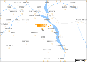 map of Tamagauk