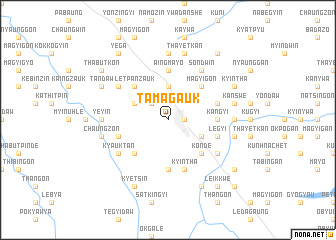 map of Tamagauk