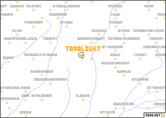 map of Tamaloukt