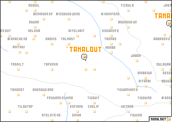 map of Tamalout