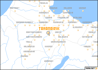 map of Tamanairik