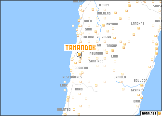 map of Tamandok