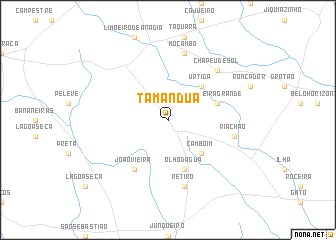 map of Tamanduá