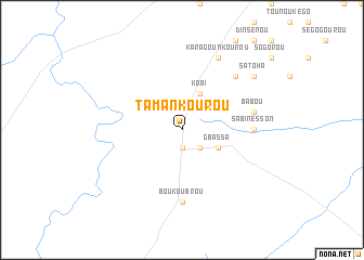 map of Tamankourou