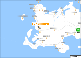 map of Tamanoura