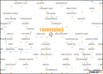 map of Tamansongo