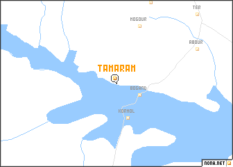 map of Tamaram