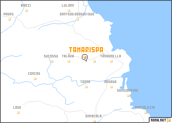 map of Tamarispa